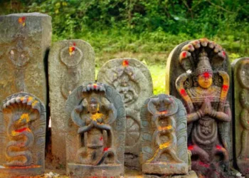 ಪಂಚವರ್ಣದ ನಾಗನಡೆತ ಮಣ್ಣ್ ತುಲನಾಡೊರ್ಮೆ ನಾಗರಪಂಚಮಿದ ಗೌಜಿ