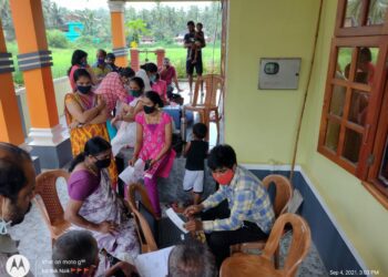 ಅಂಗವಿಕಲರೆಗ್ ದುರ್ಬಲೆರೆಗ್ ಇಲ್ಲಗೇ ಪೋದು ಲಸಿಕೆ ಕೊರ್ದ್ ದೇಶೊಗೇ ಮಾದರಿಯಾಯಿನ ಕೊಡವೂರು ಸಂಘ ಸಂಸ್ಥೆದ ಕಾರ್ಯಕರ್ತೆರ್