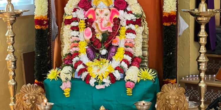 ಅಮೆರಿಕಾಡ್ ಗಣೇಶಗ್ ಚೌತಿಪೂಜೆ..