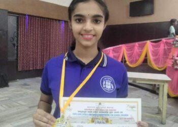 ಯೋಗ ಸ್ಪರ್ಧೆ ತನುಶ್ರೀ ರಾಷ್ಟ್ರ ಮಟ್ಟಗ್ ಆಯ್ಕೆ