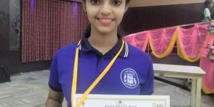 ಯೋಗ ಸ್ಪರ್ಧೆ ತನುಶ್ರೀ ರಾಷ್ಟ್ರ ಮಟ್ಟಗ್ ಆಯ್ಕೆ