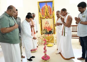 ಶಿವಪಾಡಿಗ್ ಭೇಟಿ ಕೊರಿನ ಬಿ.ಎಲ್.ವರ್ಮ..