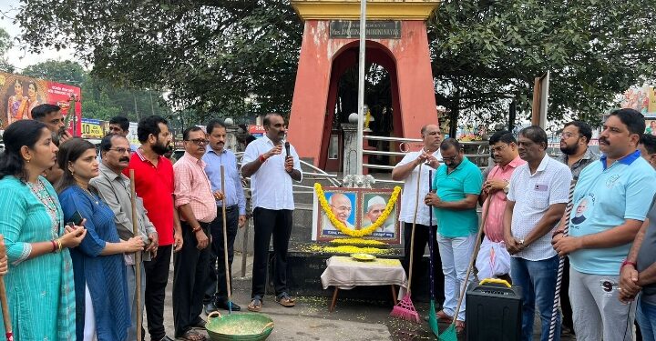 ಉಡುಪಿ ನಗರ ಬಿಜೆಪಿ ವತಿಡ್ದ್ ಸ್ವಚ್ಚತಾ ಕಾರ್ಯಕ್ರಮ