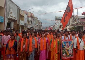 ದತ್ತಪೀಠ ಆಂದೋಲನಡ್ ಪಾಲ್ ಪಡೆಯರೆಗುಲ್ಲೆರ್ ಉಡುಪಿಡ್ದ್ 500 ಕಾರ್ಯಕರ್ತೆರ್