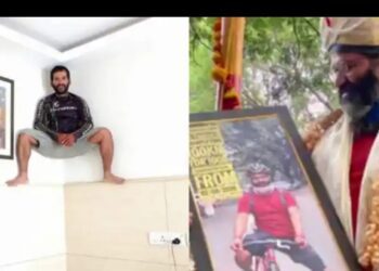 ಸೈಕ್ಲಿಸ್ಟ್ ಅನಿಲ್ ಗ್ ಹಾರ್ಟ್ ಅಟ್ಯಾಕ್.