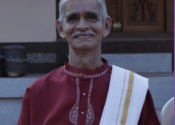 ದೇವೆರೆನ ಪಾದ ಸೇರಿನ ಸಾಹಿತಿ ಬಿ. ಎನ್. ಹರೀಶ್