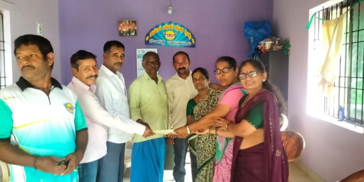 ಶಾಲಾಭಿವ್ರದ್ಧಿಗಾದ್ ಸಂಘದ ಸಹಕಾರ..