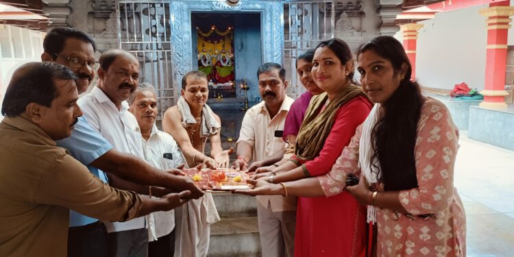 ಸನ್ಯಾಸಿಮಠ ಶ್ರೀ ದುರ್ಗಾಪರಮೇಶ್ವರೀ ದೇವಸ್ಥಾನ ಬಡಾನಿಡಿಯೂರು ಮಾರ್ಣಮಿ ಉಚ್ಚಯದ ಲೆಪ್ಪೋಲೆ ಬುಡುಗಡೆ.