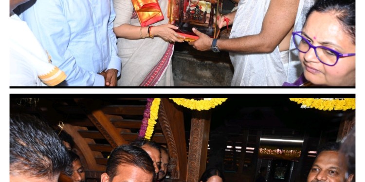 ಕೊಡವೂರುಗ್ ಲಕ್ಷ್ಮೀ ಹೆಬ್ಬಾಳ್ಕರ್ ಭೇಟಿ
